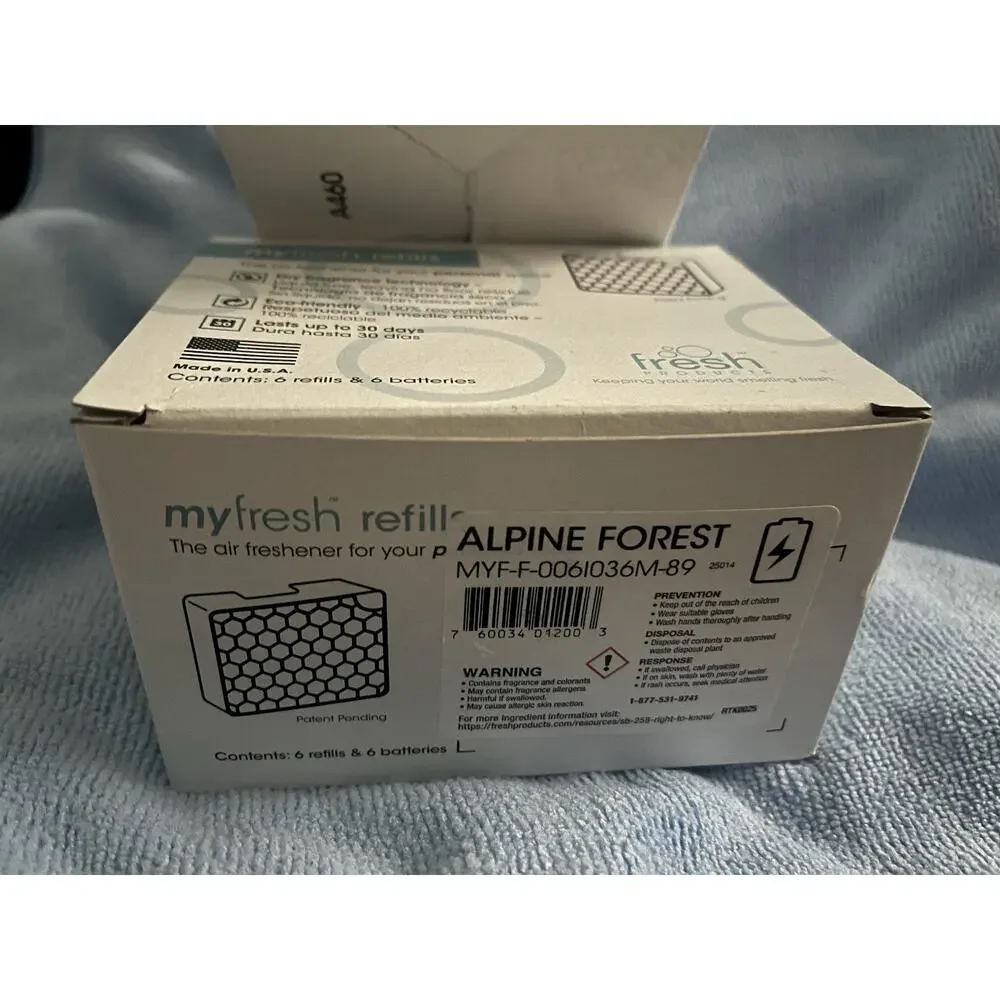 Fresh Products MYF-F-0061036M-89 myfresh Refill Alpine Forest 2 Boxes 12 Total